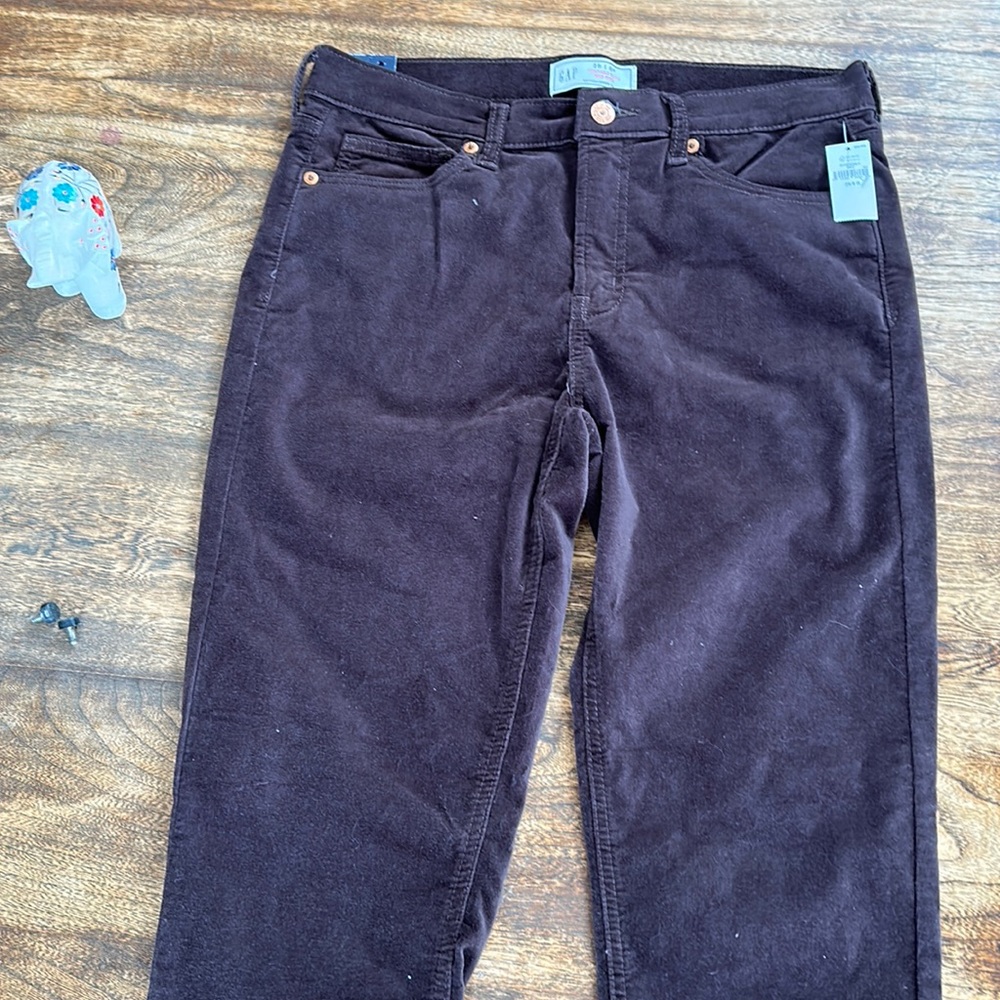 Gap Vintage Slim Mid Rise velvet jeans